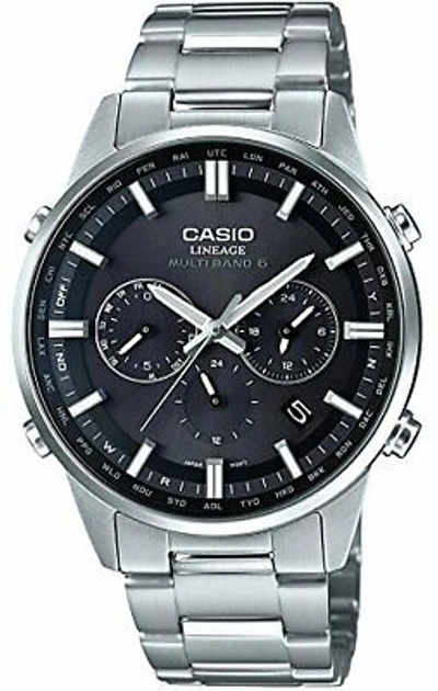 Pre-owned Casio 2016 Model Lineage Liw-m700d-1ajf Radio Wave Solar Men's Watch
