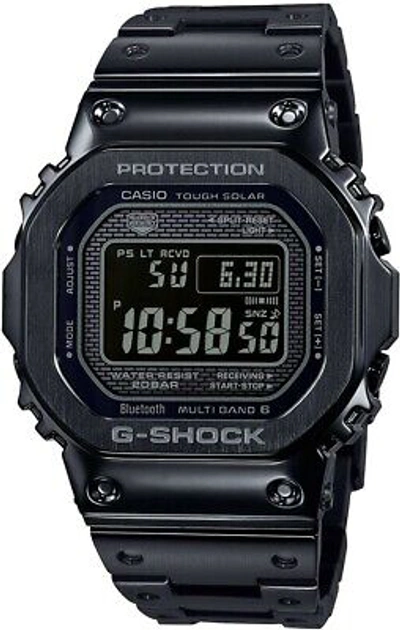 Pre-owned G-shock Casio  Gmw-b5000gd-1jf Radio Solar Black Watch Japan Import