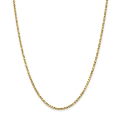 Pre-owned Spiga 14k Yellow Gold 2.8mm Solid Polished  Chain W/ Lobster Clasp 16" - 30"