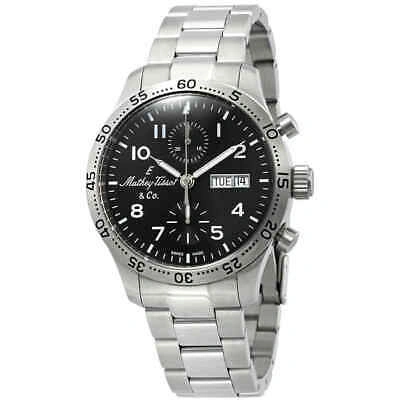 Pre-owned Mathey-tissot Type 21 Chrono Automatic Chronograph Mens Watch H1821chatng
