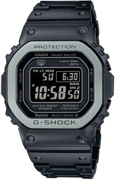 Pre-owned G-shock Casio  Gmw-b5000mb-1jf Tough Solar Bluetooth Radio Metal Digital Watch