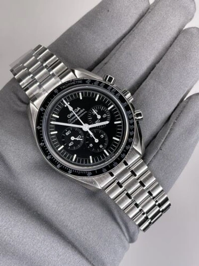 Pre-owned Omega 2023  Speedmaster 310.30.42.50.01.002 Sapphire Sandwich 42mm Watch