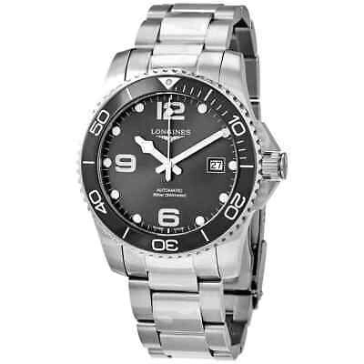 Pre-owned Longines Hydroconquest Automatic Steel And Ceramic 41 Mm Men's Watch