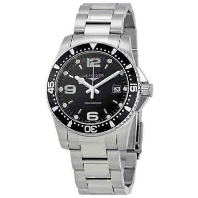 Pre-owned Longines Hydroconquest Black Dial Men's 41mm Watch L37404566
