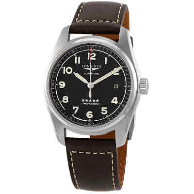 Pre-owned Longines Spirit Automatic Black Dial Men's Watch L3.810.4.53.0