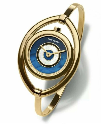 Tory Burch Women\'s Watch TBW5000 The Evil Eye Lucky Charm Gold Blue Dial Bangle Tory Burch Women main image 2