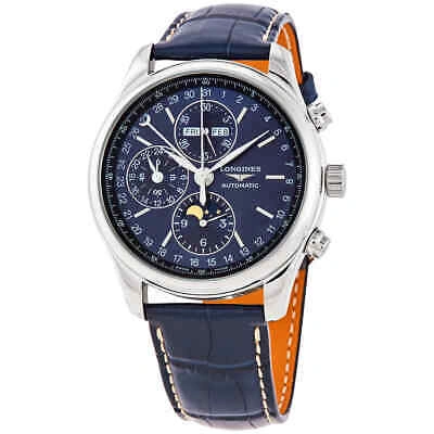 Pre-owned Longines Master Chronograph Automatic Blue Dial Men's Watch L27734920