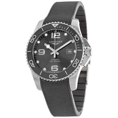Pre-owned Longines Hydroconquest Automatic Grey Dial Men's Watch L3.782.4.76.9