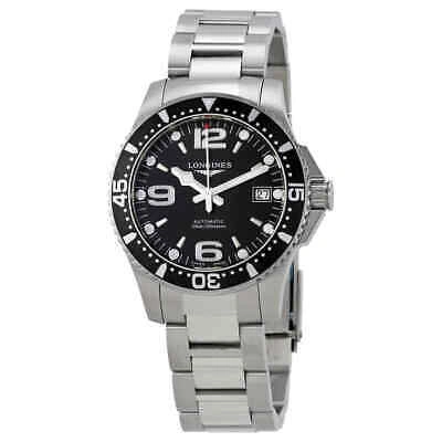 Pre-owned Longines Hydroconquest Automatic Black Dial Men's 39 Mm Watch L3.741.4.56.6