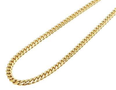 Pre-owned Jewelry Unlimited Men's Yellow Gold Solid Miami Cuban Link 2.5mm Chain Necklace 18"-28" Inches