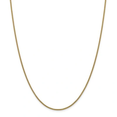 Pre-owned Accessories & Jewelry 14k Yellow Gold 1.5mm Hollow Round Box Chain W/ Lobster Clasp 16" - 30"
