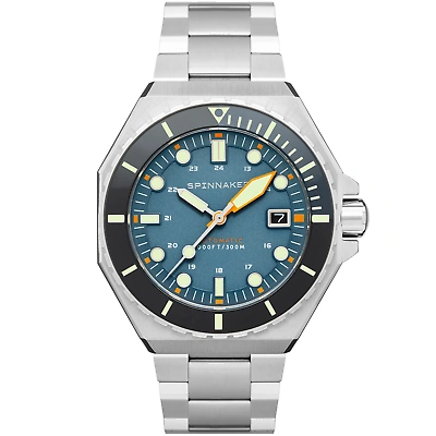 Pre-owned Spinnaker Dumas Automatic Blue Yonder Ss
