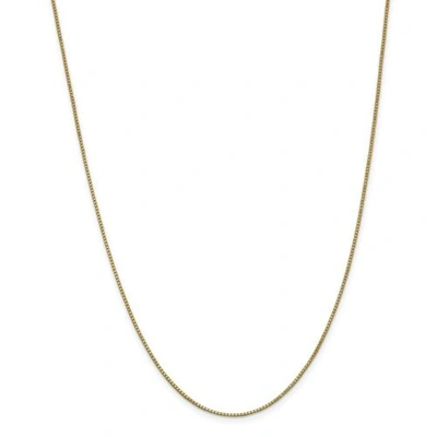 Pre-owned Accessories & Jewelry 14k Yellow Gold 1mm Solid Box Chain W/ Lobster Clasp 14" - 30"