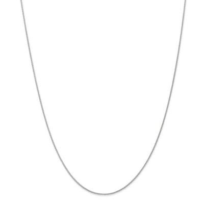 Pre-owned Accessories & Jewelry 14k White Gold 1mm Solid Parisian Wheat Chain W/ Lobster Clasp 14" - 30"