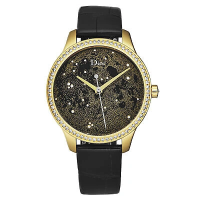 Pre-owned Dior Christian  Women's 'montaigne' Limited Edition Automatic Watch Cd153550a001