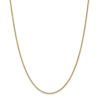 Pre-owned The Black Bow 14k Yellow Gold 1.5mm Solid Anchor Link Chain W/ Lobster Clasp 14" - 24"