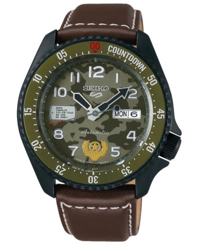 Pre-owned Seiko X Street Fighter V Guile Limited Model Sbsa081 + Worldwide Warranty Us4