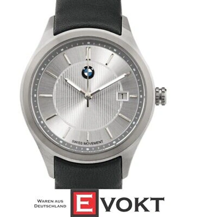 Pre-owned Bmw Original  Wristwatch Stainless Steel Ladies Mineral Glass Leather Strap -
