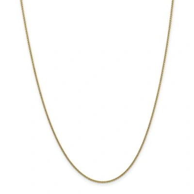 Pre-owned Accessories & Jewelry 14k Yellow Gold 1.5mm Solid Cable Link Chain W/ Lobster Clasp 14" - 30"