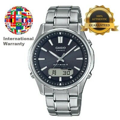 Pre-owned Lineage International Warranty Lcw-m100tse-1ajf  Radio Solar Men's Watch