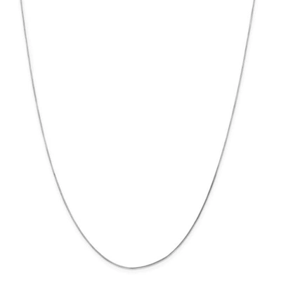 Pre-owned Accessories & Jewelry 14k White Gold 0.70mm Diamond Cut Octagonal Snake Chain Lobster Clasp 16" - 30"