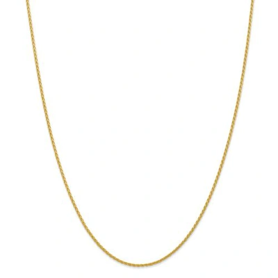 Pre-owned Accessories & Jewelry 14k Yellow Gold 1.5mm Solid Parisian Wheat Chain W/ Lobster Clasp 16" - 30"