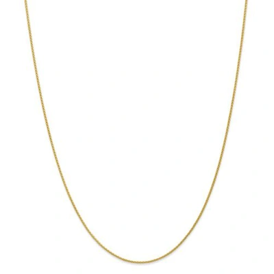 Pre-owned Accessories & Jewelry 14k Yellow Gold 1.2mm Solid Parisian Wheat Chain W/ Lobster Clasp 14" - 30"