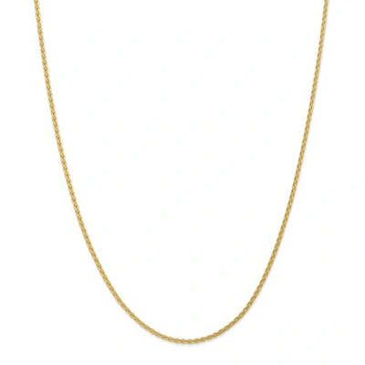 Pre-owned Accessories & Jewelry 14k Yellow Gold 1.75mm Solid Parisian Wheat Chain W/ Lobster Clasp 14" - 30"