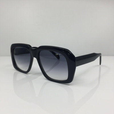Pre-owned Goliath I Sunglasses Ultra  1 C. Shiny Black 58-20-145mm Holland In Grey Gradient