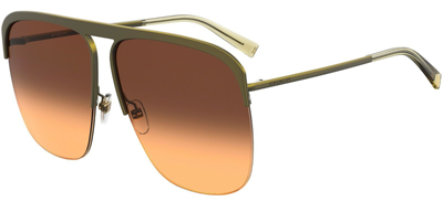 Pre-owned Givenchy Gucci Gg1279s Gold/grey (001) Sunglasses In Brown Beige Shaded
