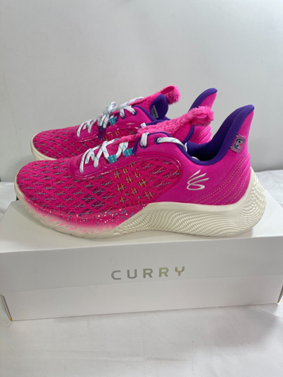 Pre-owned Under Armour Curry Flow Sz 11 Sesame Street Glows
