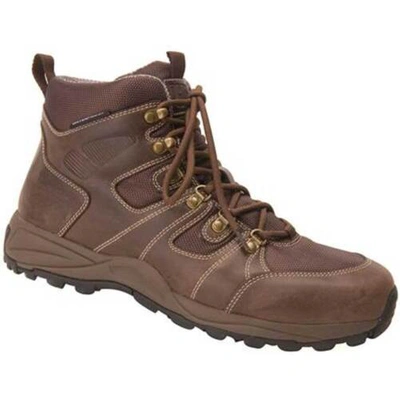 Pre-owned Drew Shoes Trek 40697 Men's Hiking Boot In Dark/brown Leather