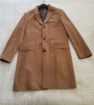 Pre-owned Jcrew J Crew Ludlow Topcoat In Italian Wool Cashmere W Thinsulate Dusty Cedar