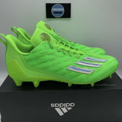 Baseball Cleats Bright Green Football Cleats Pre-owned Adidas