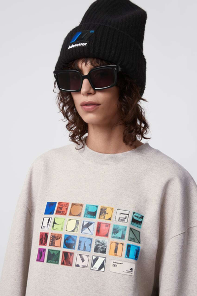 ZARA adererror サングラス Pre-owned Zara Korean Fashion Brand Ader Error X Black Oversize