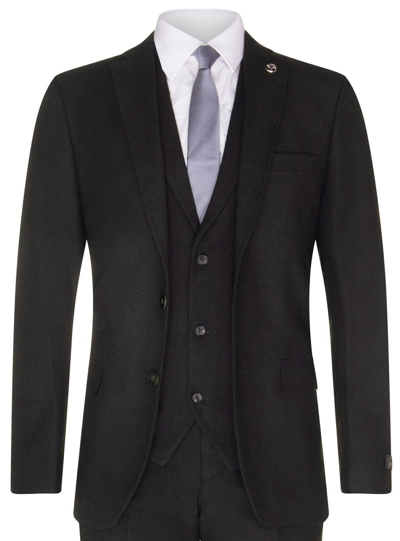 Pre-owned Tru Clothing Mens Olive Green 3 Piece Tweed Wool Retro Suit Peaky Blinders Classic Tailored