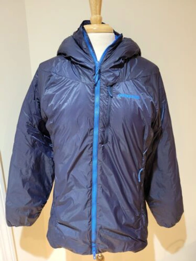 Pre-owned Patagonia Womens Xl Das Light Hoody Jacket. In Blue