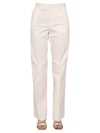 Dsquared2 Straight-leg Mid-rise Trousers In Bianco
