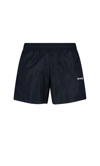Off-white Off White Surfer Sea Bermuda Shorts In Black