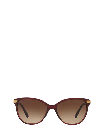 Burberry Be4216 57mm Cat Eye Sunglasses In Brown Gradient