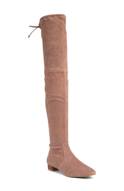 Stuart Weitzman Genna Over-the-knee Boot In Taupe