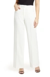 Vince Camuto Tie Front Wide Leg Jumpsuit In New Ivory