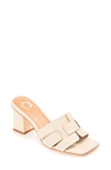 Journee Collection Renatta Mule Sandal In Off White