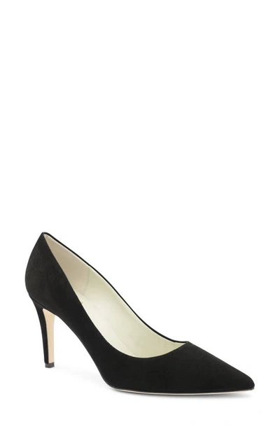 Bruno Magli Telma Pointed Toe Pump In Black Suede