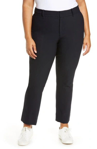 Vince High Waist Cigarette Pants In Coastal