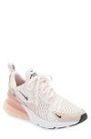 Nike Air Max 270 Light Soft Pink/black Ah6789-604 Women's In Light Soft Pink/black/pink Oxford