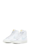 Nike Kids' Blazer Mid '77 Vintage Sneaker In White/ Royal/ Flare/ Sail