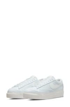 Nike Blazer Low Platform Sneaker In Summit White/ White-fossil