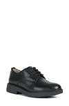Geox Spherica Ec1 Derby In Black Oxford