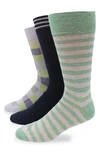 Lorenzo Uomo Assorted 3-pack Socks In Navy